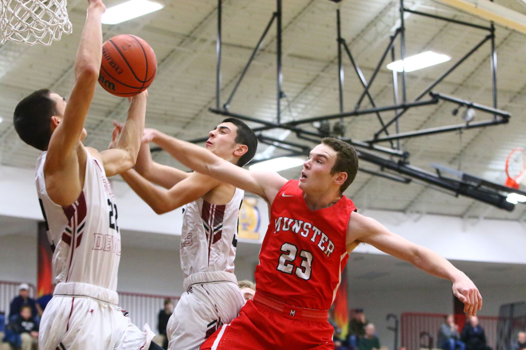 Munster at Lowell boys basketball